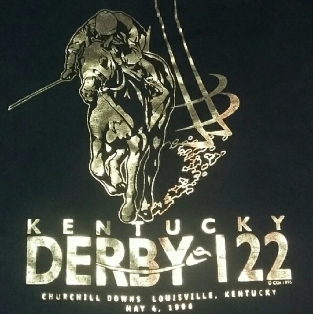 1996 Kentucky Derby 122 Tour Shirt 90s Horse Race